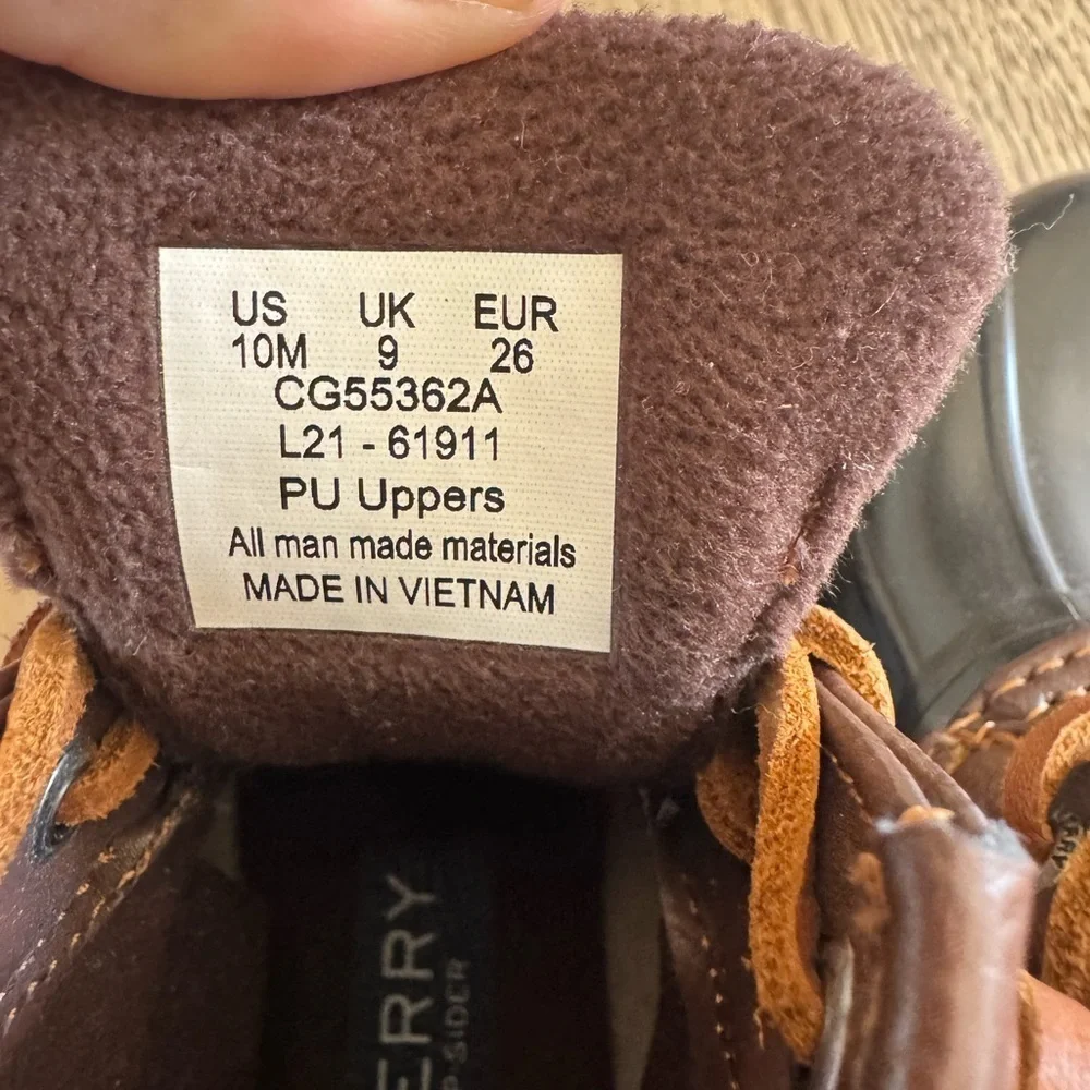 Sperry Kids Saltwater Duck Boots Size 10